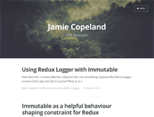 Tablet Screenshot of jamiecopeland.com